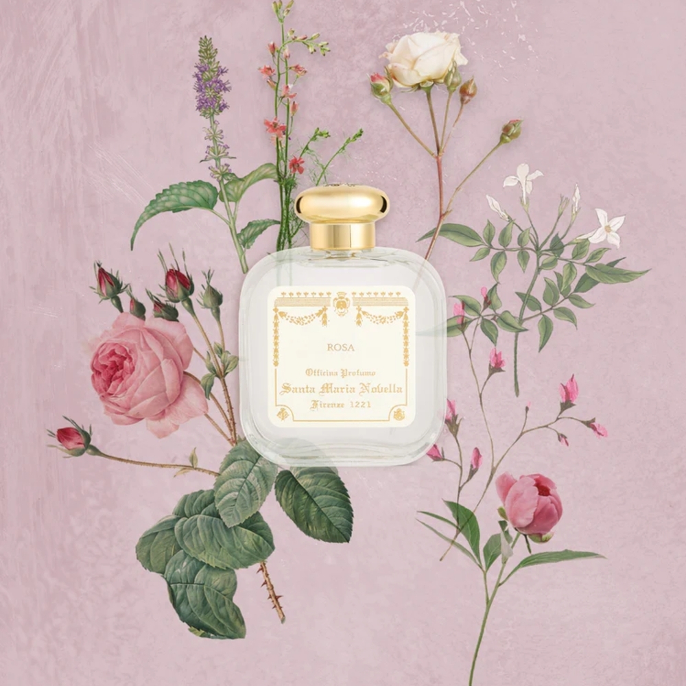 Rosa Perfume - Elegant Gold and White